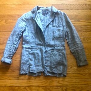 Michael Stars Grey Linen Blazer. Size XS.